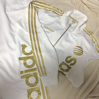 アディダス(adidas)のアディダス　ゴールド　ジャージ　上下セット(ジャージ)