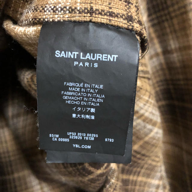 Saint Laurent(サンローラン)のSAINT LAURENT PARIS サンローラン 13AW チェックシャツ メンズのトップス(シャツ)の商品写真