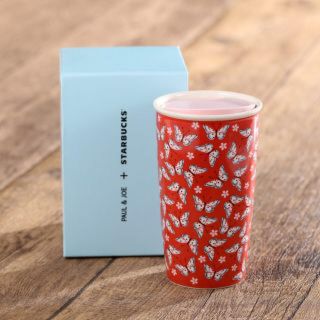 スターバックスコーヒー(Starbucks Coffee)の【日本未発売】PAUL&JOE × STARBUCKSコラボタンブラー 蝶々柄(タンブラー)