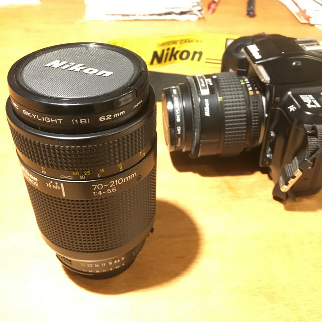 Nikon(ニコン)のNikon F-401 一眼レフカメラ 望遠レンズ付き スマホ/家電/カメラのカメラ(フィルムカメラ)の商品写真