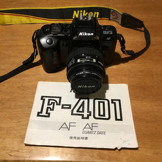 ニコン(Nikon)のNikon F-401 一眼レフカメラ 望遠レンズ付き(フィルムカメラ)