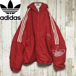 アディダス(adidas)の【アディダス】【90s純正品】【デッドストック】【ナイロンジャケット】(ナイロンジャケット)