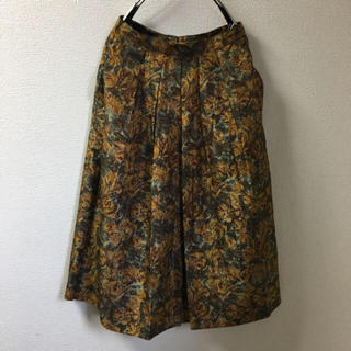 レトロガール(RETRO GIRL)のノンタン様 レトロな雰囲気 お花柄 スカート(ひざ丈スカート)
