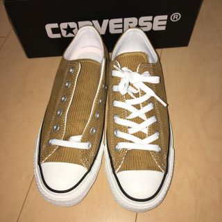 コンバース(CONVERSE)の最終値下げ！ALL STAR 100 CORDUROY OX GOLD 24.5(スニーカー)