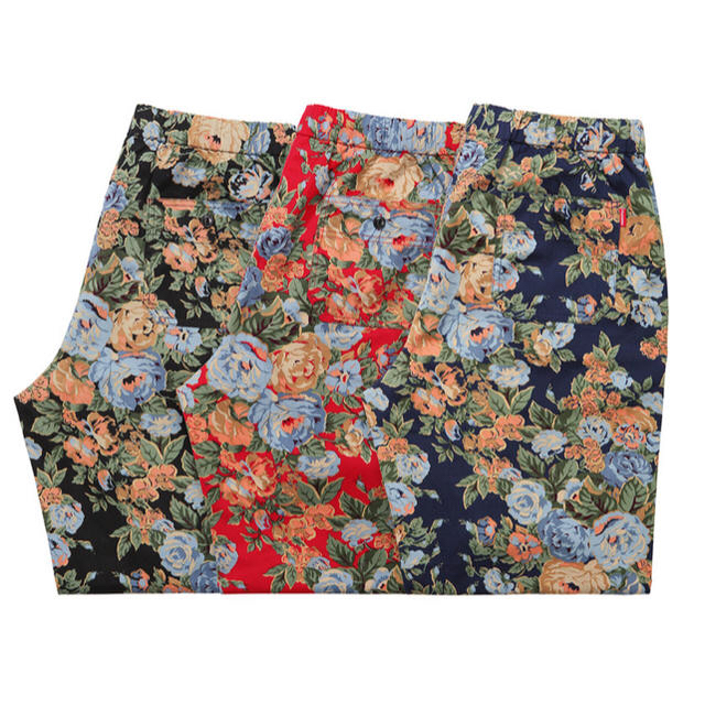 超激レア‼️【黒M】Supreme Flower Pant フラワー パンツメンズ