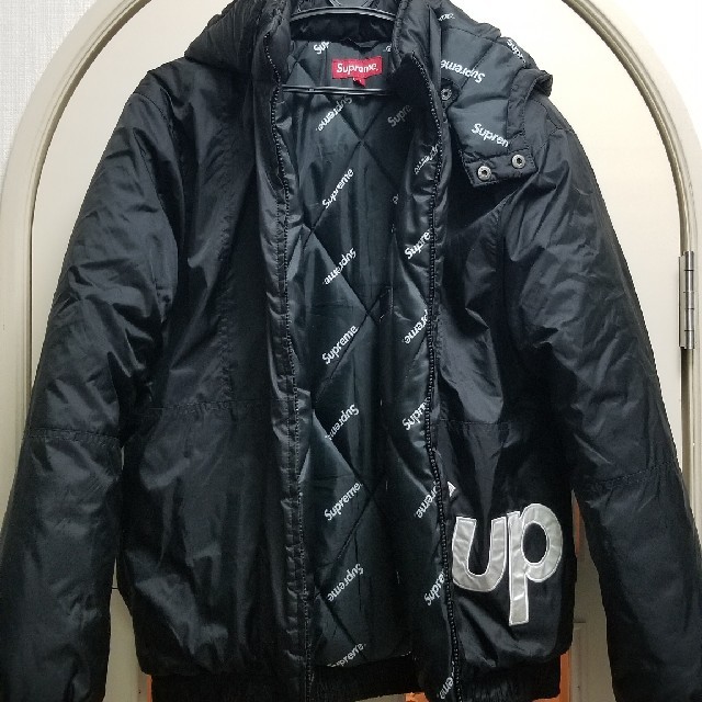2022秋冬新作】 Supreme - SUPREME sideline side logo parka 黒 16aw