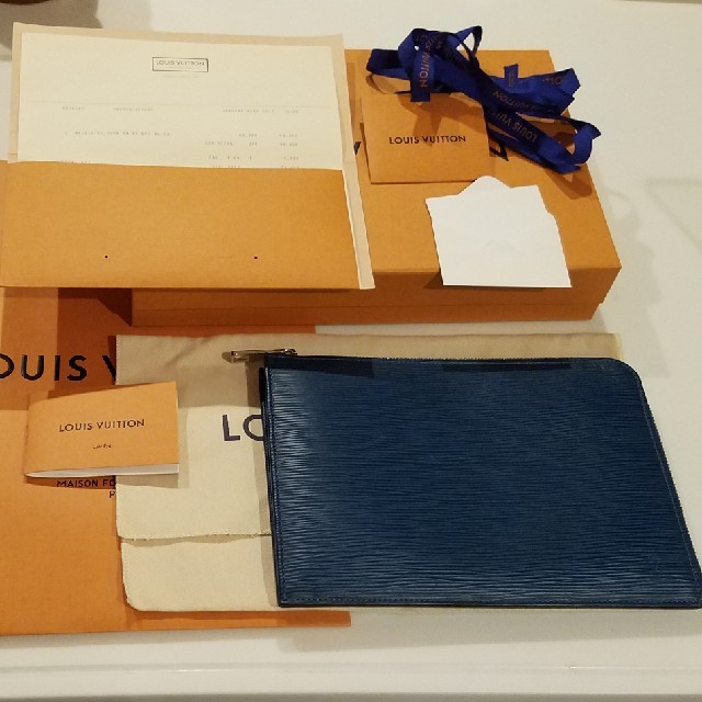 LOUIS VUITTON(ルイヴィトン)のルイヴィトン　エピ　クラッチ　ポシェットジュールPM　美品　 メンズのバッグ(セカンドバッグ/クラッチバッグ)の商品写真