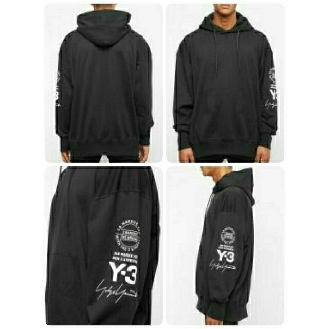 Y-3(ワイスリー)の【専用】新品  Y-3 GRAPHIC HOODIE ロゴパーカー Black メンズのトップス(パーカー)の商品写真