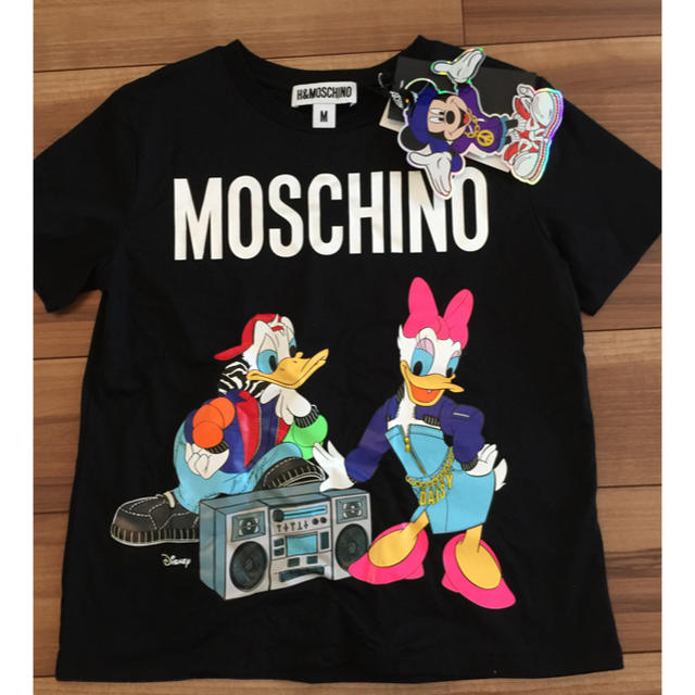 純正買付 Mサイズ Hu0026M×MOSCHINO ディズニーコラボTシャツ