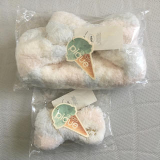 ジェラートピケ(gelato pique)の♡新品♡ ジェラートピケ ヘアバンド&ゴム♩(ルームウェア)