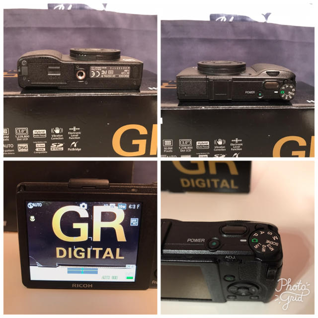 RICOH(リコー)のRICOH GR Digital 4 予備バッテリー付き スマホ/家電/カメラのカメラ(コンパクトデジタルカメラ)の商品写真