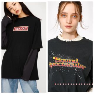 マウジー(moussy)のmoussy ロンT カットソー 2枚(Tシャツ(長袖/七分))