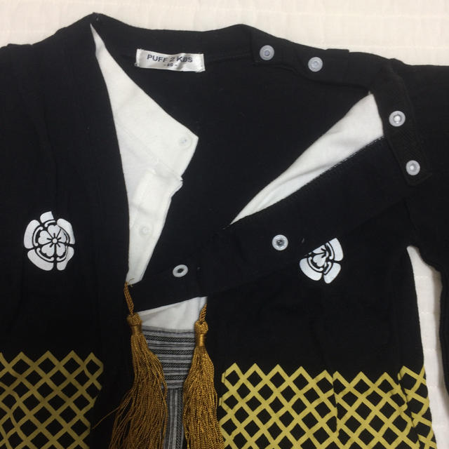 「袴 ロンパース」 キッズ/ベビー/マタニティのベビー服(~85cm)(ロンパース)の商品写真