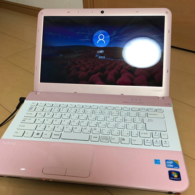 PC/タブレットVAIO ピンク ノートパソコン