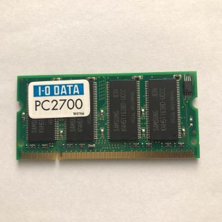 アイオーデータ(IODATA)の SDD333-512MB メモリー  アイオーデータ製(ノートPC)