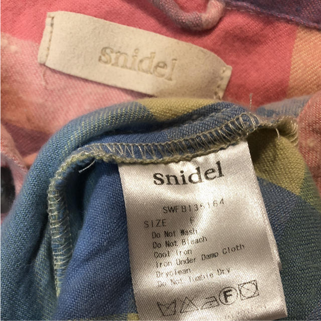 SNIDEL(スナイデル)のsnidel  チェックシャツ レディースのトップス(シャツ/ブラウス(長袖/七分))の商品写真