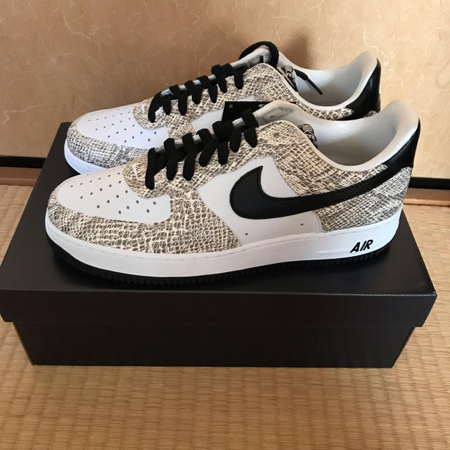 NIKE Air Force 1 白蛇 cocoa snake エアフォーススニーカー