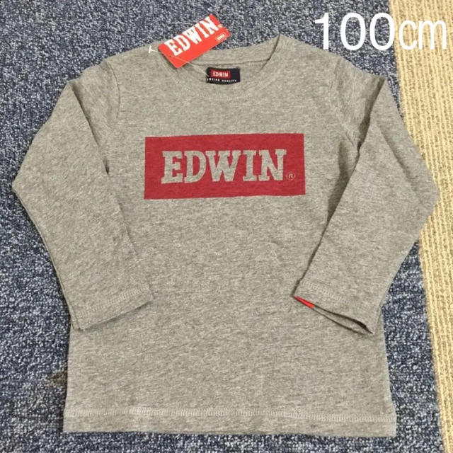 EDWIN(エドウィン)の新品 未使用 Ｔシャツ 長袖 100㎝ エドウイン キッズ キッズ/ベビー/マタニティのキッズ服男の子用(90cm~)(Tシャツ/カットソー)の商品写真