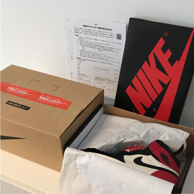 AIR JORDAN1 bred toe NIKE ジョーダン supremenike