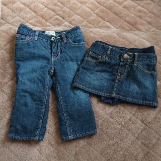 ベビーギャップ(babyGAP)のbabyGAP デニムスカート、ジーンズ(その他)