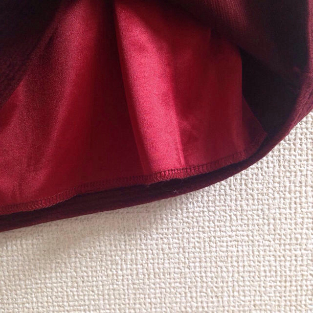 ボルドー♡タイトスカート レディースのスカート(ミニスカート)の商品写真