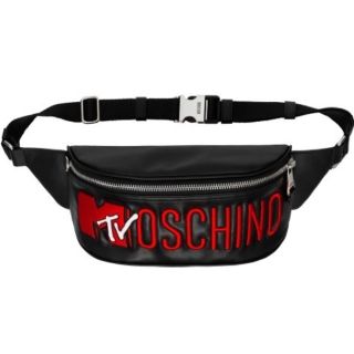 モスキーノ(MOSCHINO)の即日発送可能 MOSCHINO tv H&M 刺繍ウエストバッグ(ウエストポーチ)