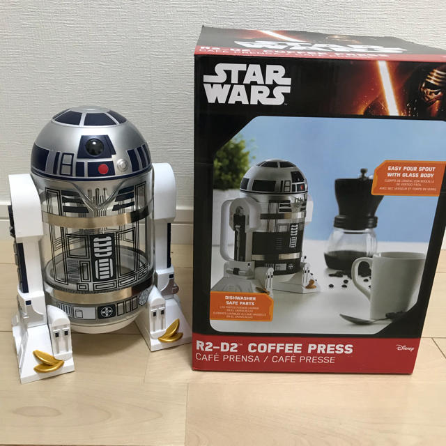 Disney(ディズニー)のR2 D2 STAR  WARS フレンチプレス  インテリア/住まい/日用品のキッチン/食器(調理道具/製菓道具)の商品写真