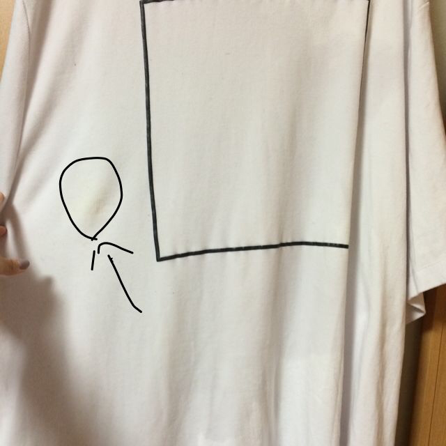 i(アイ)のi □発砲Tシャツ  レディースのトップス(Tシャツ(長袖/七分))の商品写真
