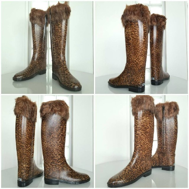 Dafna Boots(ダフナブーツ)のダフナ　レオパード柄レインブーツ新品 レディースの靴/シューズ(レインブーツ/長靴)の商品写真