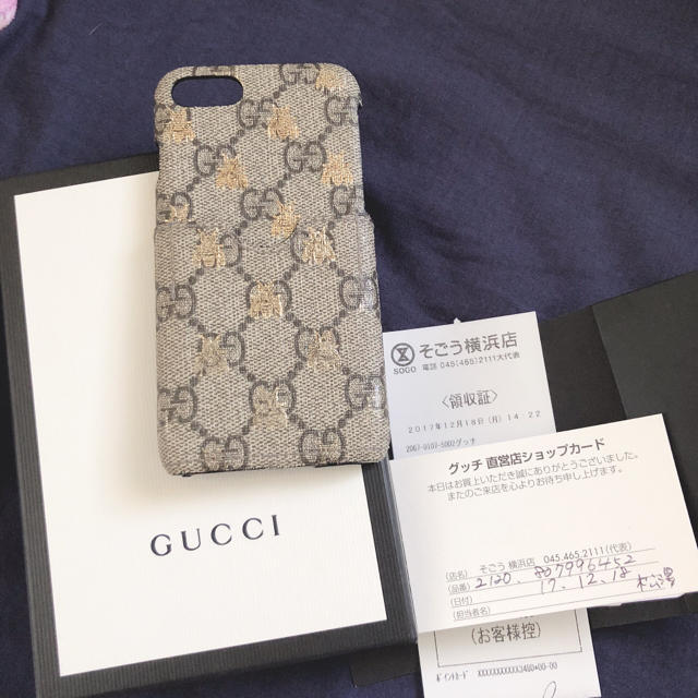 Gucci - ♡GUCCI iPhone8ケース♡の通販 by ♡ALICE♡'s shop｜グッチならラクマ