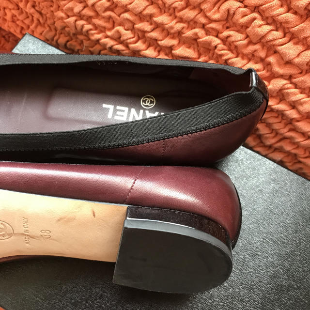 CHANEL シャネル 美品 バレエシューズ バレリーナ パンプス 38 CHANEL シャネル 美品 バレエシューズ バレリーナ パンプス 38
