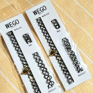 ウィゴー(WEGO)のWEGO ネックレース・ブレス・リング(2セット)(ネックレス)