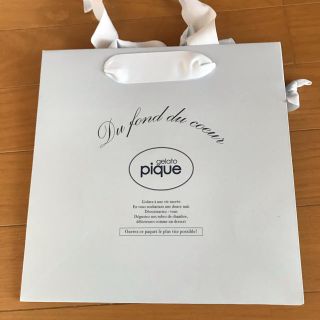 ジェラートピケ(gelato pique)のgelato piaqeショップ紙袋(ショップ袋)