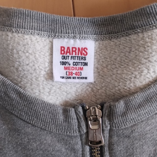 Barns OUTFITTERS(バーンズアウトフィッターズ)のBARNS スウェット カーディガン 38 - 40 メンズのトップス(スウェット)の商品写真