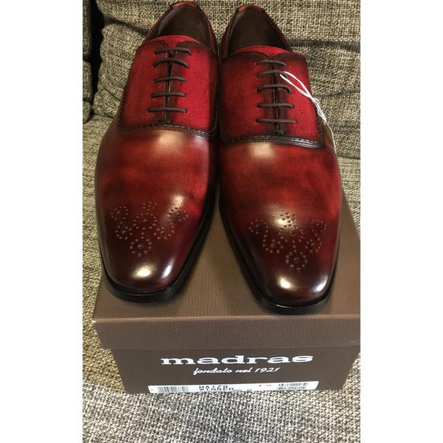 madras(マドラス)のmadras  MA178 ワインレッド  26.0 新品未使用 メンズの靴/シューズ(ドレス/ビジネス)の商品写真