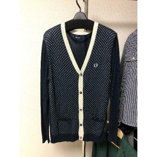 フレッドペリー(FRED PERRY)のFRED PERRY　フレッドペリー　シルク入りカーディガン(カーディガン)