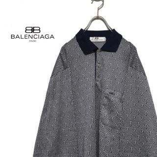 バレンシアガ(Balenciaga)のBALENCIAGA バレンシアガ 90s デザイン ポロシャツ(ポロシャツ)