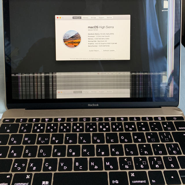 macbook 12inch ジャンク品 gold 512gb 2015 - ノートPC