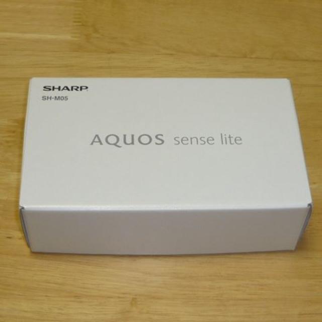 新品 AQUOS sense lite SH-M05 ブラック SIMフリー スマホ/家電/カメラのスマートフォン/携帯電話(スマートフォン本体)の商品写真