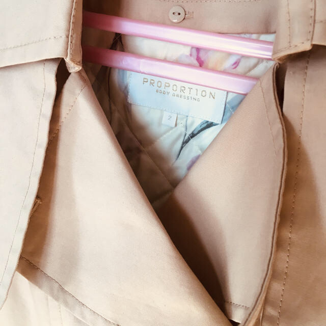 PROPORTION(プロポーション)のトレンチコート美品 レディースのジャケット/アウター(トレンチコート)の商品写真