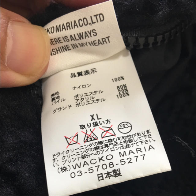 ワコマリア リバーシブル ナイロン フリース ジャケット XL ワコマリア リバーシブル ナイロン フリース ジャケット XL