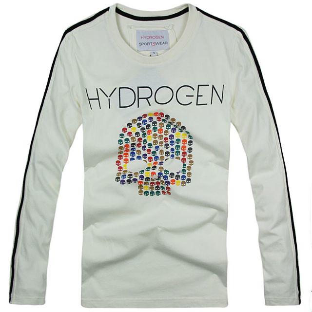 HYDROGEN(ハイドロゲン)のパパサン様専用★正規品(21CT7480WH)ハイドロゲン長袖Tシャツ【M】 メンズのトップス(Tシャツ/カットソー(七分/長袖))の商品写真