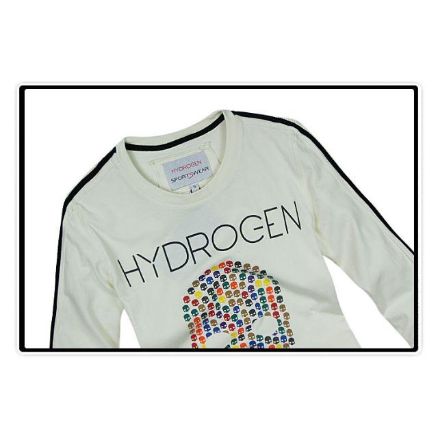 HYDROGEN(ハイドロゲン)のパパサン様専用★正規品(21CT7480WH)ハイドロゲン長袖Tシャツ【M】 メンズのトップス(Tシャツ/カットソー(七分/長袖))の商品写真