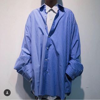 ドレスドアンドレスド(DRESSEDUNDRESSED)のDRESSEDUNDRESSED xxl PINSTRIPE SHIRT(シャツ)