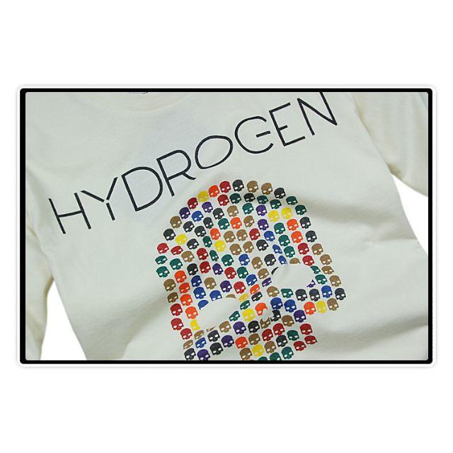 HYDROGEN(ハイドロゲン)の★正規品(22CT7480WH)ハイドロゲンHYDROGEN長袖Tシャツ【L】 メンズのトップス(Tシャツ/カットソー(七分/長袖))の商品写真