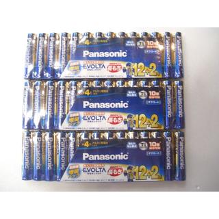 パナソニック(Panasonic)の【パナソニック】エボルタ 単4電池 お買得増量パック 12+2本 3set(その他)