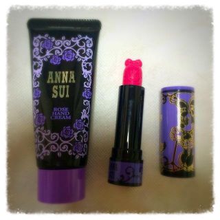 アナスイ(ANNA SUI)のミニーちゃん口紅&ハンドクリーム♪(その他)