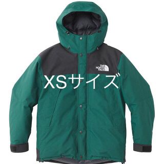 ザノースフェイス(THE NORTH FACE)のノースフェイス マウンテンダウンジャケット グリーン XS(ダウンジャケット)