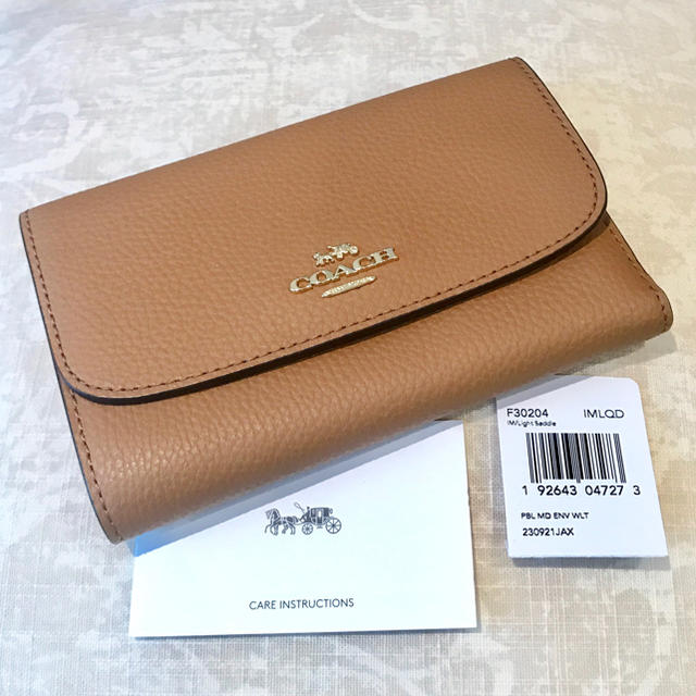 新品セール！COACH コーチ 三つ折り財布