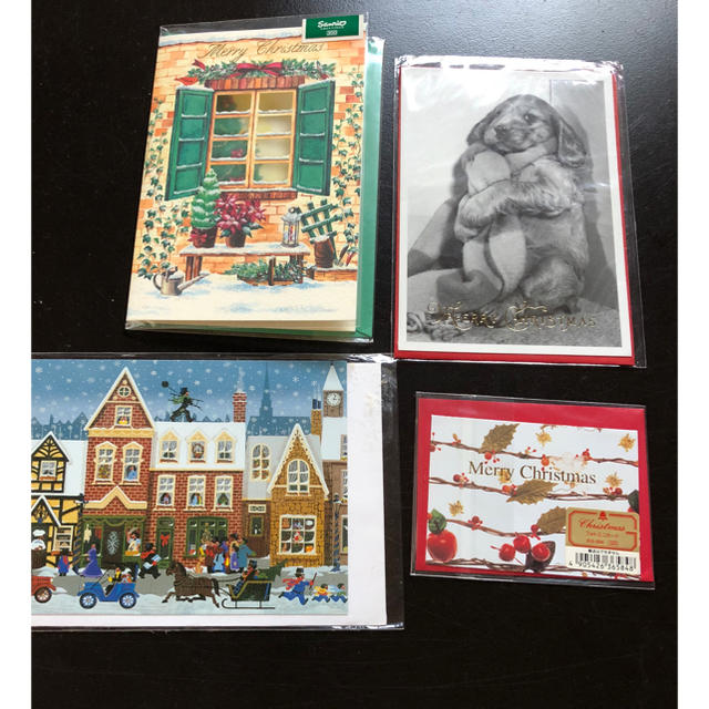 クリスマスカード ハンドメイドの文具/ステーショナリー(カード/レター/ラッピング)の商品写真